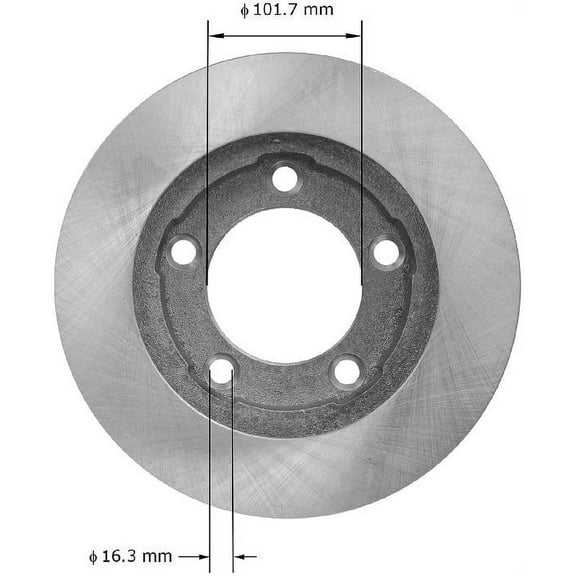 BENDIX PREMIUM PRT1289 - Disc Brake Rotor Fits select: 1980-1993 DODGE W-SERIES, 1980-1993 DODGE RAMCHARGER