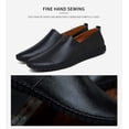 thumbnail image 5 of Genuine Leather Loafer Shoes Slip On Soft Walking Driving Shoes, 5 of 7