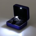 thumbnail image 4 of Led Lighted Ring Box Earring Ring Gift Case Wedding Ring Jewelry, 4 of 5