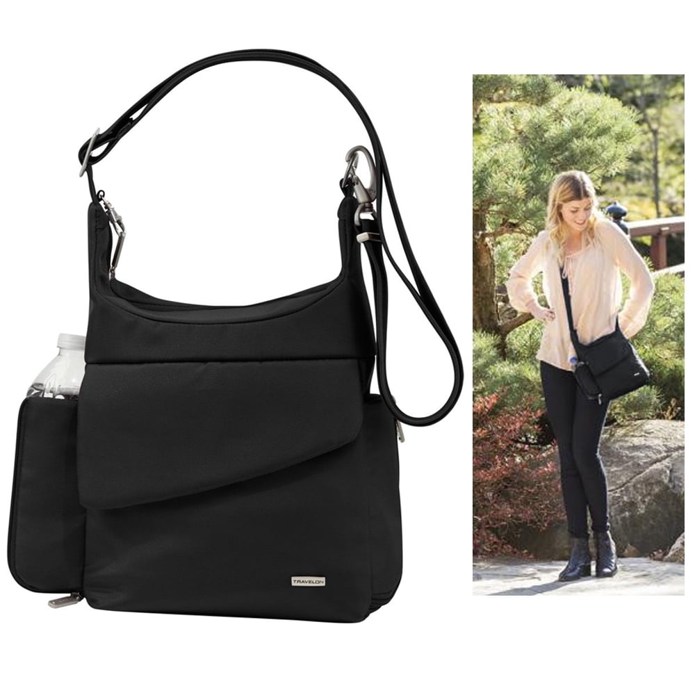 travelon classic messenger style crossbody bag
