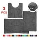 thumbnail image 1 of de 3 piezas de alfombras de , alfombra de antideslizante suave, alfombrillas de peludas absorbentes para , bañer , oscuro BLESIY alfombra de baño, 1 of 8