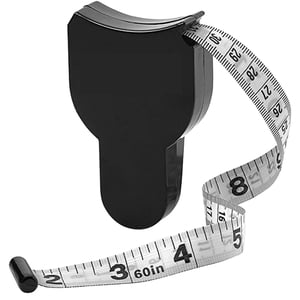 Binwennn Mesure de bande auto-rétractable avec poignée Mesure de la taille multifonctionnelle Torche Y Mesure de ruban doux
