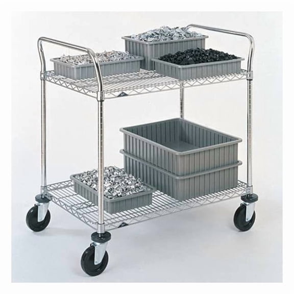 Metro Wire Cart,24 In. W,36 In. L,Steel 2SPN53ABR - 1PK/25