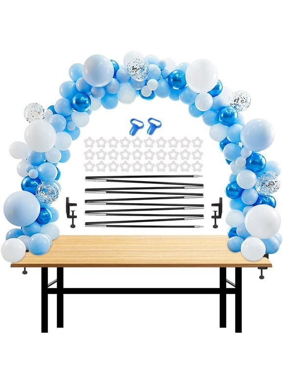 IDAODAN Table Balloon Arch Kit 12ft Adjustable Balloon Arch Stand for Baby Shower, Wedding, Festival, Graduation, Birthday Decorations and DIY Event Party Supplies