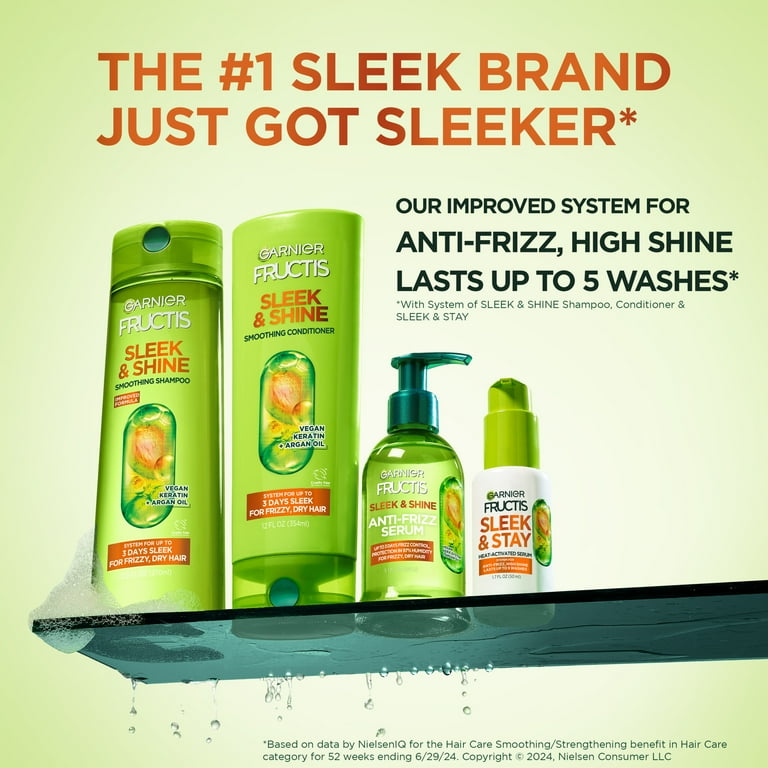 【Garnier】Westminster Sign Garnier Gifts 3 pack) Garnier Fructis Sleek and Shine Fortifying Shampoo for