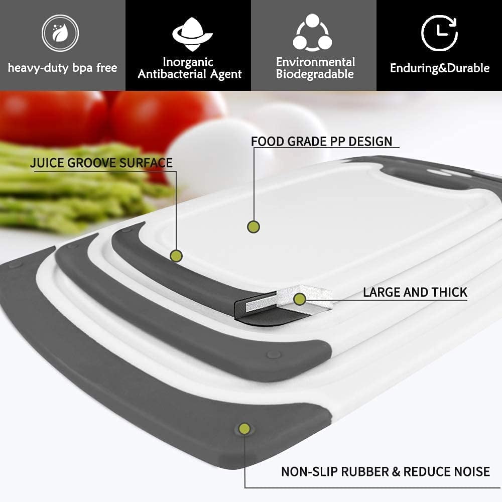 Professional Cutting Boards for Kitchen with Soft Grip, Deep Juice Gro –  Spring Chef