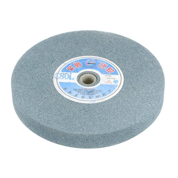 Uxcell 6-Inch Bench Grinding Wheels Green Silicon Carbide GC 80 Grits Surface Grinder Ceramic Tools