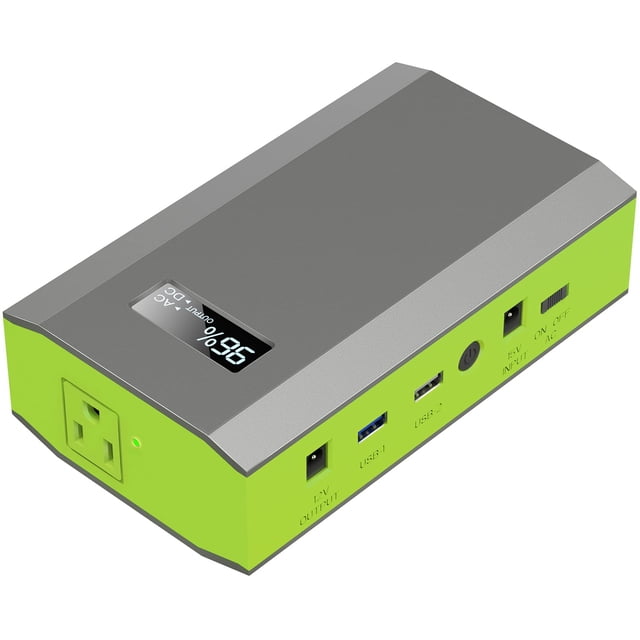 Batería externa ZeroKor, 24000 mAh, 65 W, toma de corriente alterna, 110 V, portátil