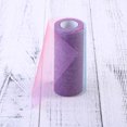 thumbnail image 3 of Rollo de gasa de tul con purpurina de colores, ideal para bodas, fiestas, manualidades, cumpleaños, etc., 15 cm x 10 yardas (rojo intenso, morado intenso y azul intenso)., 3 of 7