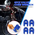 thumbnail image 4 of 4 unids/set MTB Presta Valve Core Remover Aluminio Bicicleta Válvula Core Removal Tools, 4 of 7