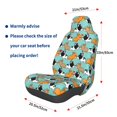 thumbnail image 3 of Wukai Cute French Bulldog Full Set Car Seat Covers with Soft Padding Universal Auto Front Seats Protector and Cushion Mat, 3 of 5
