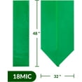 thumbnail image 3 of 200 Count Compostable Trash Bags 30-33 Gallon, 32 x 38 Inch Biodegradable Garbage 18 Micron, Green Eco Friendly Kitchen & Household, 3 of 4