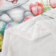 thumbnail image 3 of Erosebridal Easter Eggs Throw Blanket for Couch 60x80,Animal Rabbit Fleece Blanket,Festival Decor, 3 of 6