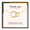 Gold, variant on Thank You Gift for Mentor, Caregiver, Teacher – 2 Ring Necklace Silver