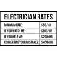 thumbnail image 3 of CafePress - Electrician Rates - 11 oz Ceramic Mug - Novelty Coffee Tea Cup, 3 of 6