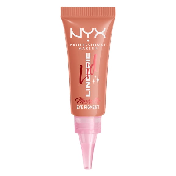NYX Professional Makeup Lid Lingerie Liquid Eyeshadow And Cream Shimmer, Gold String, 0.2 fl oz