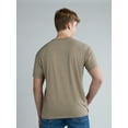 thumbnail image 3 of Athletic Works Men's and Big Men's Tri Blend Pocket Tee, Sizes XS-4XLT, 3 of 5