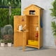 thumbnail image 2 of Costway Cobertizo Jardín Armario de Almacenaje Exterior Puerta con Cerradura Mesa Plegable Ganchos Organizador de Herramientas 75 x 50 x 180,5 cm, 2 of 9