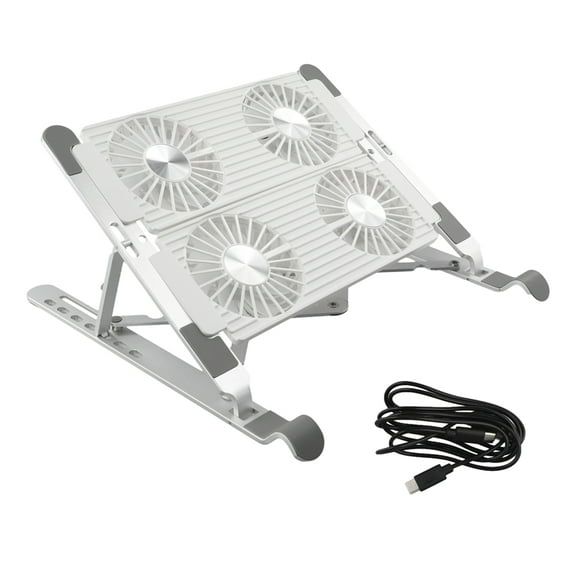 Laptop Cooler with Stand Carrying Stand Folding Cooling Stand Aluminum Model 4-Port Fan Air-Cooled Cooling Laptop Stand