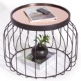 thumbnail image 2 of Sauder Boutique Oiseau Cage Table de Fin en Noir, 2 of 4