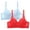 Light Blue, variant on Wireless Bra for Women, Leopard Print Front Closure Bralette, 2-Pack with Side Support for Full Coverage and Comfort