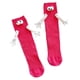 thumbnail image 2 of Medias 3D Creativas MagSoxRed 5Pares Rojo 5-9.5US Animados Calcetines Tubo Medio Magnéticos Poliéster., 2 of 3