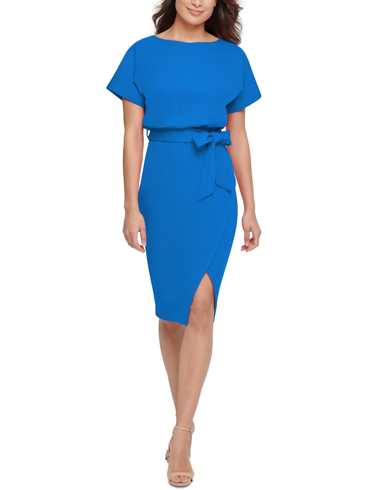 Kensie Womens Roundneck KneeLength Cocktail and Party Dress