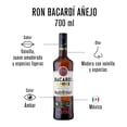 thumbnail image 2 of Pack de 6 Ron Bacardí Añejo 700 ml, 2 of 3