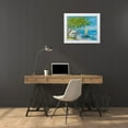thumbnail image 3 of DeRice, Julie 18x15 White Modern Wood Framed Museum Art Print Titled - Mermaid Beach, 3 of 4