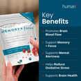 HumanN SuperBeets Memory + Focus Chews Helps Support Brain Health