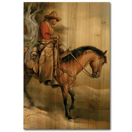 WGI-GALLERY Long Road Home by Russ Docken Painting Print Plaque