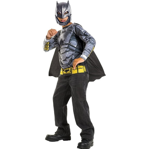 Batman V Superman: Dawn of Justice- Boys Armored Batman Costume Top