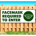 thumbnail image 2 of Facemask Required 13 oz Vinyl Banner With Metal Grommets, 2 of 5