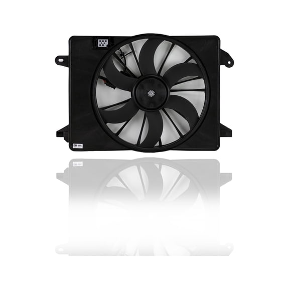 Engine Cooling Fan Assembly - Pacific Best Inc. Fit/For CH3115169 09-20 Chrysler 300, 09-20 Charger, 08-20 Challenger 2.7/3.5/3.6/5.7/6.1L - Single Fan Fits select: 2015-2021 DODGE CHARGER
