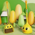 thumbnail image 1 of Herramientas de limpieza de pato amarillo, conjunto de recogedor doméstico de dibujos animados para el hogar, cocina y habitación Hugtrwg Para estrenar, 1 of 9