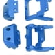 thumbnail image 2 of RC 1/18 Bumper Replacement Aluminum Alloy RC Front Rear Bumpers Plates Upgrade Parts for Traxxas Latrax Teton 1/18 Blue, 2 of 4