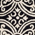 thumbnail image 3 of SAFAVIEH Cambridge Leslie Geometric Wool Runner Rug, Black/Ivory, 2'6" x 8', 3 of 9