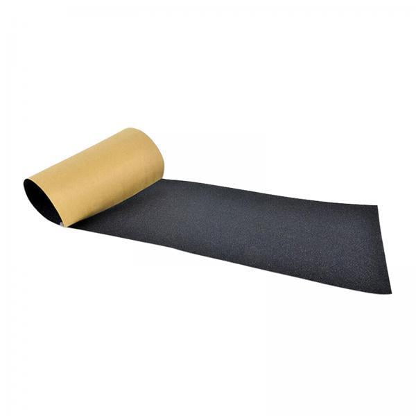 2x Hoja de Agarre para Patineta, 32 "x 8", Papel de Lija Antideslizante Autoadhesivo Negro, de Entrenamiento con Ruedas, de Ruedas con Ru Cola Papel de lija de patineta