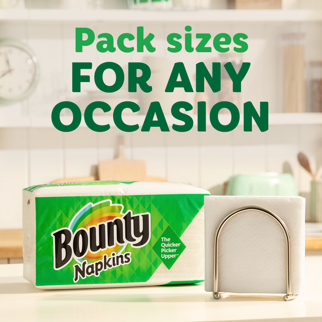 Bounty Paper Napkins, White, 200 Count - image 3 of 15