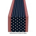 thumbnail image 4 of FEOLGEHLY 4th of July Decorations, Independence Day Home Decor, 4th Of July Table Runner Patriotic Red White Blue Star Table Runner Independence Day Holiday Kitchen Dining Table Decor, 4 of 6