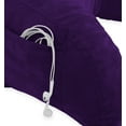 thumbnail image 4 of Microsuede Bedrest Pillow Purple -Bed Rest Pillows W/Arms for Reading in Bed, 4 of 4