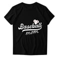 thumbnail image 5 of Nrmvnmi Mothers Baseball Tee Shirt for Women Short Sleeve Letter Printed Graphic Mom Gifts Tee Shirts Mothers Day Gifts, 5 of 5