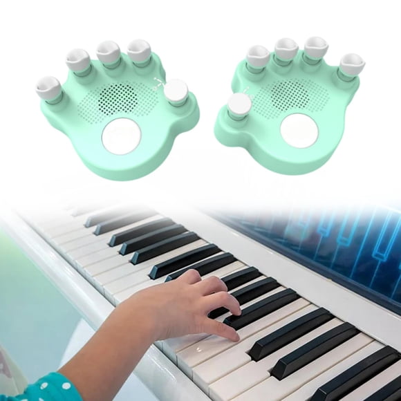 Entrenadores de dedos Altavoz de música incorporado Ergonómico para de regalo Verde Hugo Ejercitador de dedos de piano