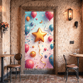 thumbnail image 3 of LUUFILx Colorful Star Balloons Backdrop Background for Birthday Party Decorations Photography Props Happy Celebration Festive Decor Event Supplies Banner, 3 of 7