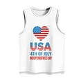 thumbnail image 4 of VerPetridure American Flag Tank Top Women 4th of July Tanks Tops for Womens USA Flag Patriotic Shirts Vest Sleeveless Tee, 4 of 5