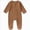 D245-Brown, variant on 3-6 Years Newborn Preemie Infant Baby Bodysuit Romper Bodysuit Baby Clothes Toddler Footed Zipper Newborn Unisex Cute Boy Girl Rompers Orange Bodysuit Baby Gift