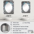 thumbnail image 4 of Designart "Starry Night Morning Glory Celestial Blooms III" Morning Glory Oversized Wall Mirror - Traditional Floral Office Mirror Wall Decor - Multiple Color Options, 4 of 6