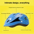 thumbnail image 2 of ZLight Children Sports Helmet Hollow Head Protector with Detachable Inner Pad Safe Bicycles Cycling Riding Brace Support Blue, 2 of 6