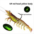 thumbnail image 1 of 3pcs Fishing Bait Shrimp Lure Pre-Rigged Fishing Jigs Soft Lure, 1 of 5