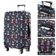 thumbnail image 5 of Dark Blue Little Princess Pattern Luggage Cover Fashion Suitcase Cover Baggage Covers Fit 25-28 Inch Luggage (Go Travel), 5 of 5